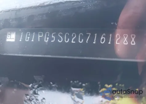 2012 Chevrolet Cruze 2Lt z USA, uszkodzony, nr VIN 1G1PG5SC2C7161288